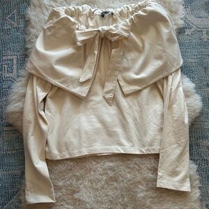 Zara Adjustable Collar Top